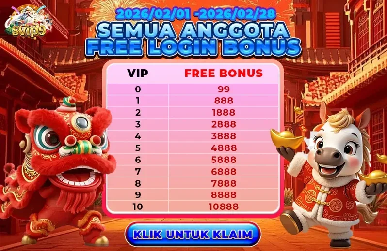 SEMUA ANGGOTA FREE LOGIN BONUS