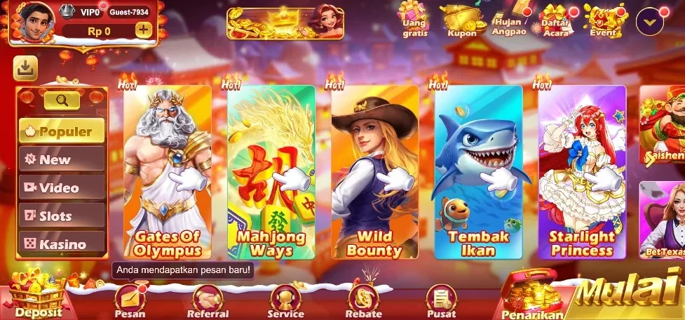 SVIP9 tampilan situs